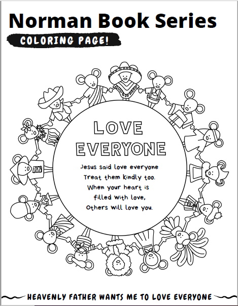 Coloring-pages - Norman the Mormon